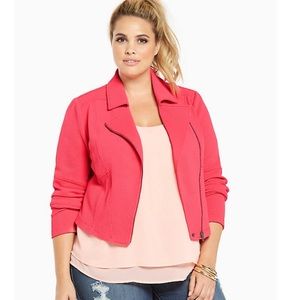 Torrid Textured Moto Jacket